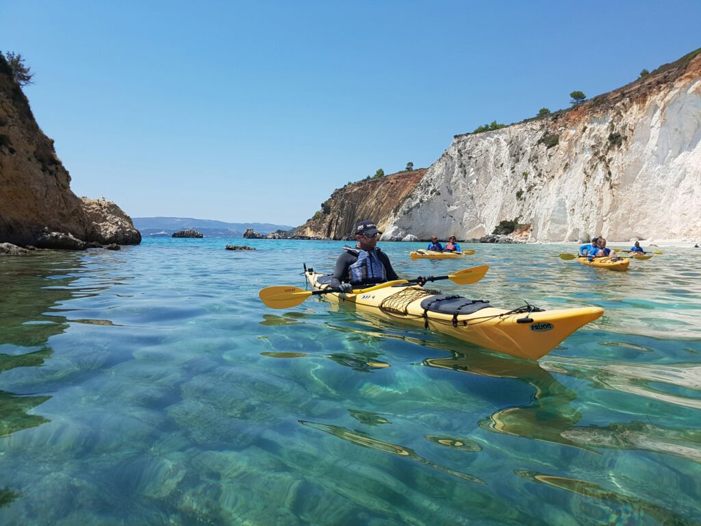 Sea kayaking around Athens